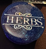 Custom Glitter Resin Herb Grinder
