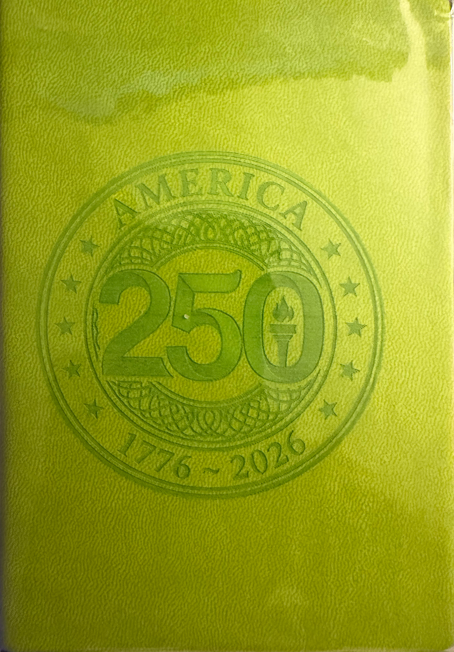 America 250 Commemorative Pocket Journal | Custom Engraved